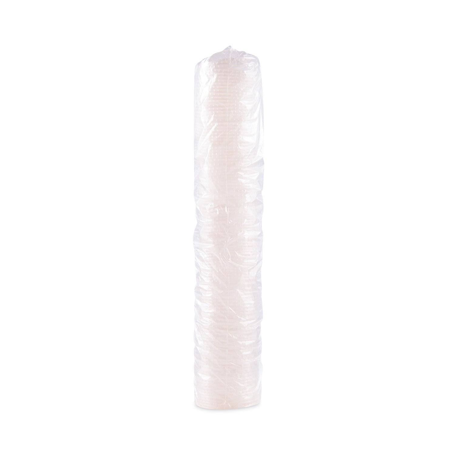 Polystyrene Plastic Flat Straw-Slot Cold Cup Lids, Fits 28 oz Cups, Translucent, 960/Carton