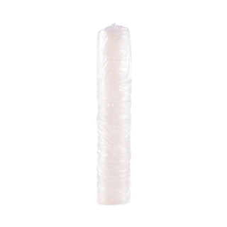 Polystyrene Plastic Flat Straw-Slot Cold Cup Lids, Fits 28 oz Cups, Translucent, 960/Carton