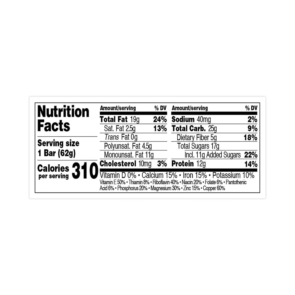 Refrigerated Protein Bar, Dark Chocolate Almond, 2.2 oz Bar, 16/Carton, Ships in 1-3 Business Days