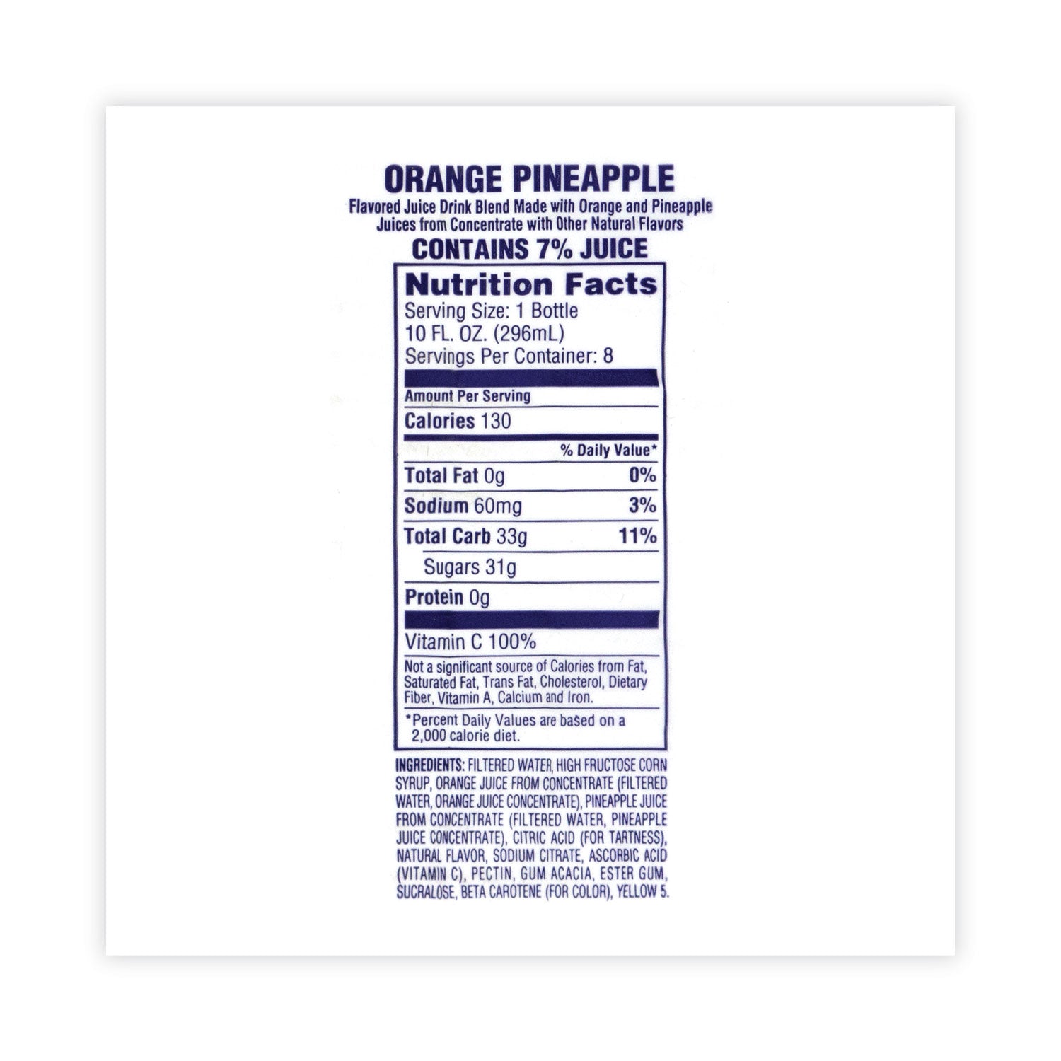 Fruit Juice Variety Pack, Fruit Punch, Grape, and Orange Pineapple, 10 oz Bottles, 24/Carton, Ships in 1-3 Business Days