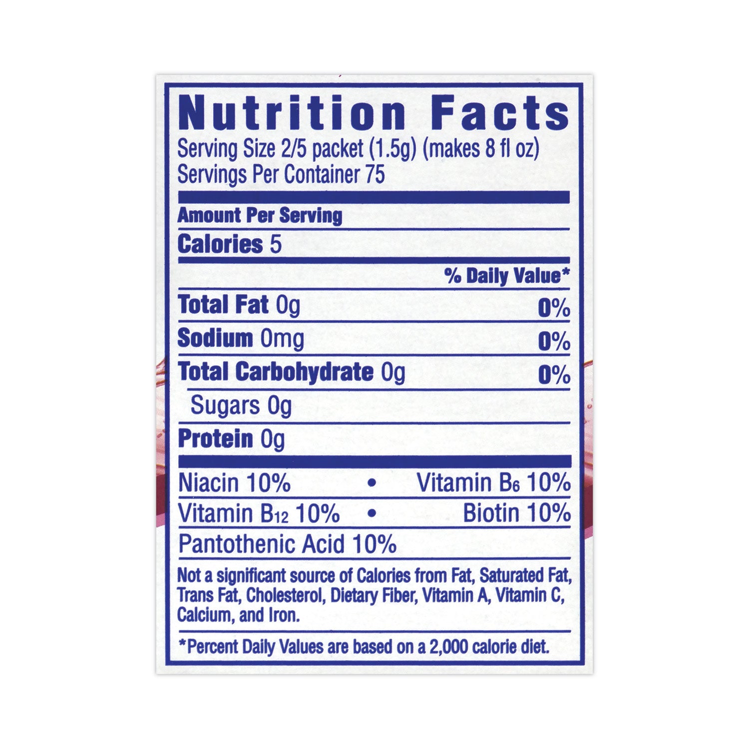 On-The-Go Sugar-Free Drink Mix, Wild Strawberry Energy, 0.13oz Single-Serving, 30/Pk, 2 Pk/Carton, Ships in 1-3 Business Days