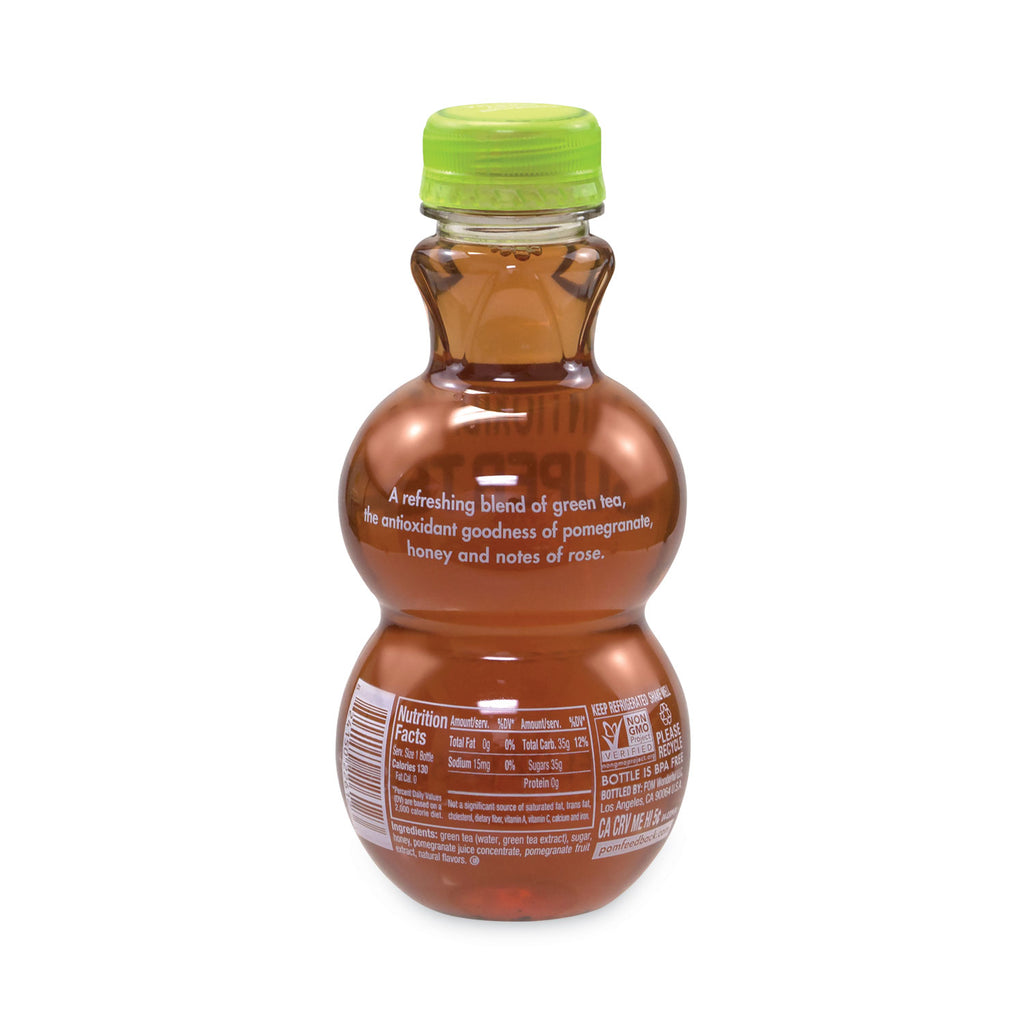 Antioxidant Super Tea, Pomegranate Honey Green Tea, 12 oz Bottles, 6/Carton, Ships in 1-3 Business Days