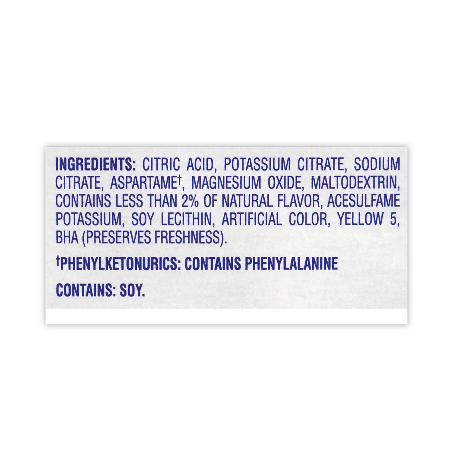 On-The-Go Sugar-Free Drink Mix, Lemonade, 0.17 oz Single-Serving Tubes, 30/Pack, 2 Packs/Carton, Ships in 1-3 Business Days