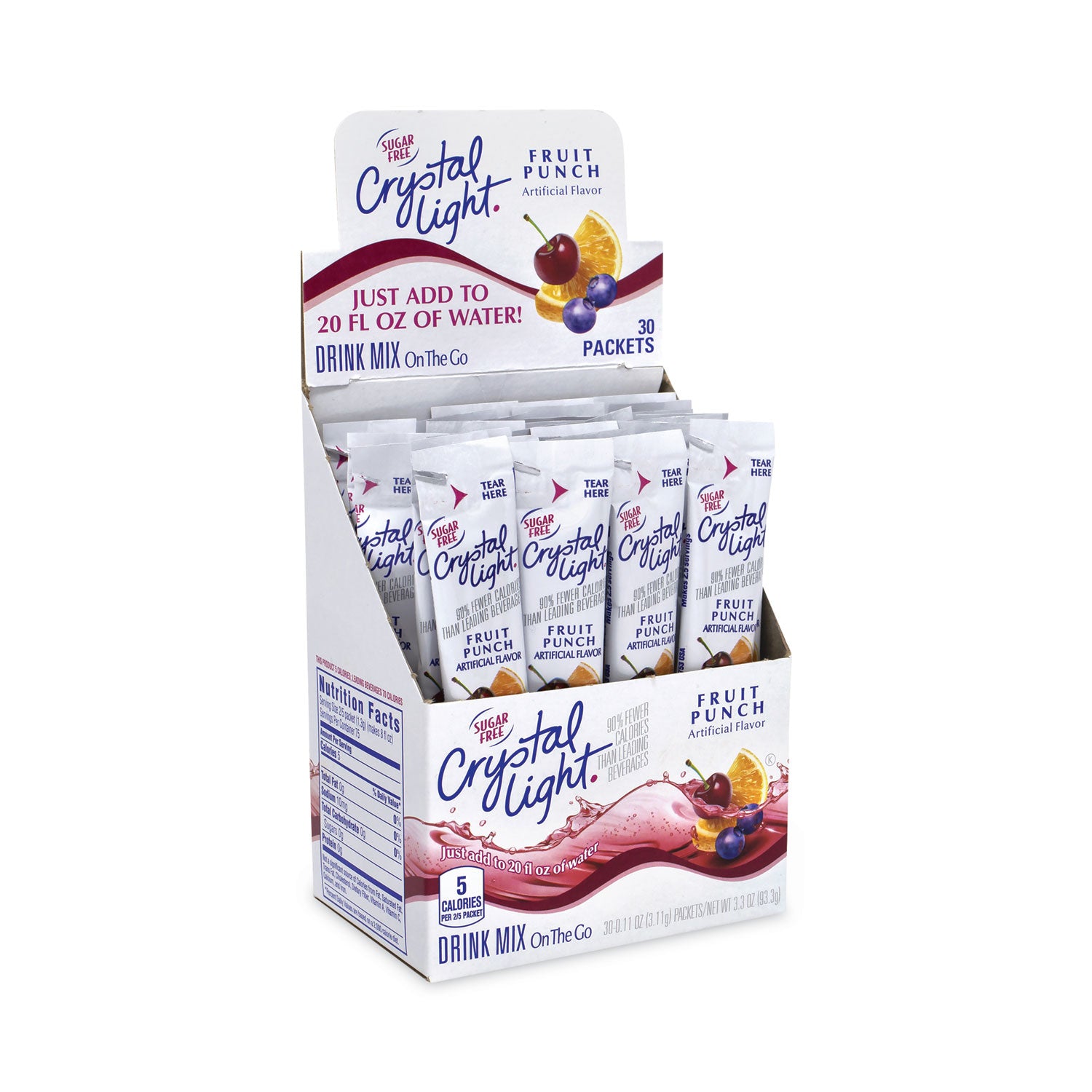 on-the-go-sugar-free-drink-mix-fruit-punch-011-oz-single-serving-tubes-30-box-2-boxes-carton-ships-in-1-3-business-days_grr30700156 - 1