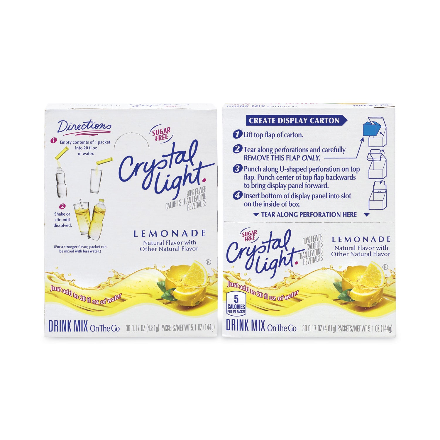 on-the-go-sugar-free-drink-mix-lemonade-017-oz-single-serving-tubes-30-pack-2-packs-carton-ships-in-1-3-business-days_grr30700153 - 1