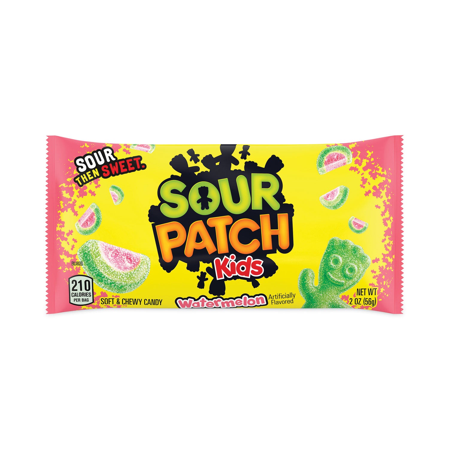 Chewy Candy, Watermelon, 2 oz Bags, 24/Carton, Ships in 1-3 Business Days