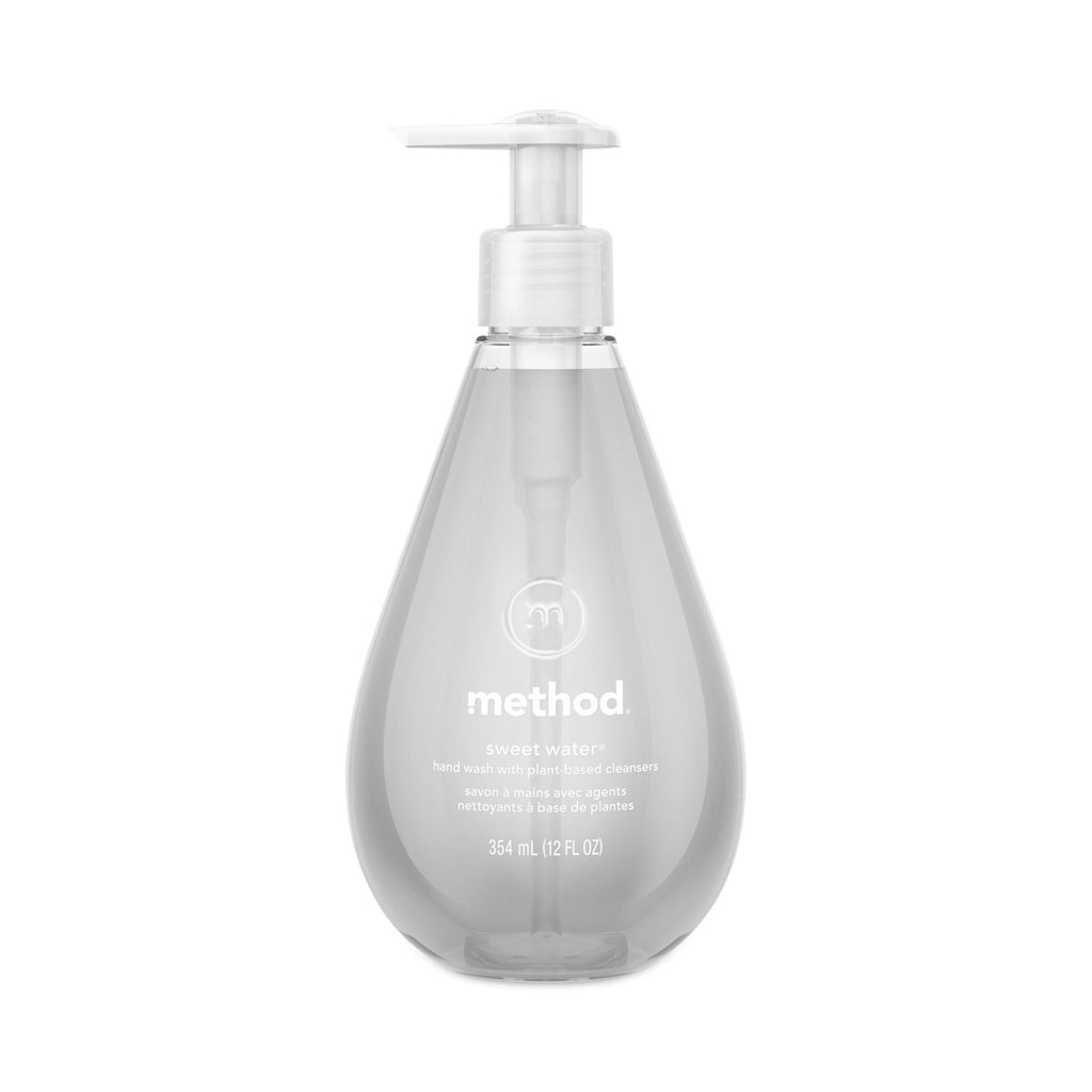 Gel Hand Wash, Sweet Water, 12 oz Pump Bottle