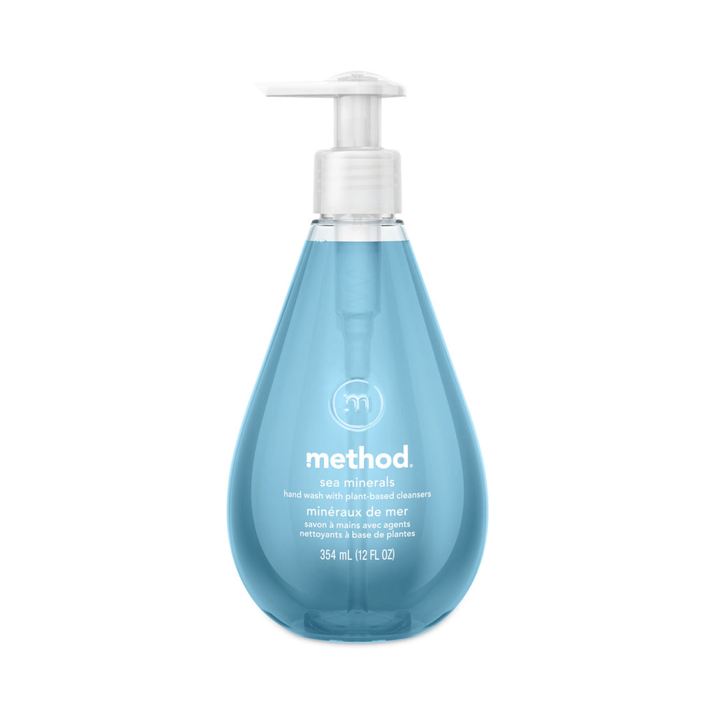 Gel Hand Wash, Sea Minerals, 12 oz Pump Bottle