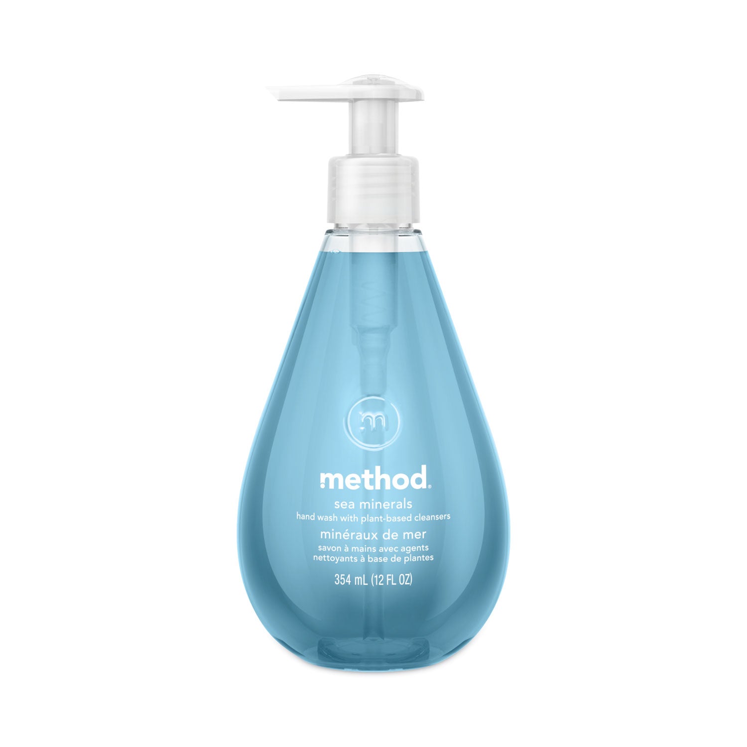 Gel Hand Wash, Sea Minerals, 12 oz Pump Bottle