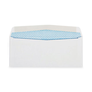 Double Window Security-Tinted Check Envelope, #8 5/8, Commercial Flap, Gummed Closure, 3.63 x 8.63, White, 1,000/Box - 