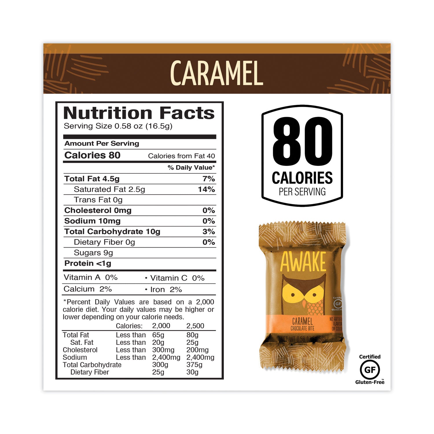 caffeinated-caramel-chocolate-bites-058-oz-bars-50-bars-carton-ships-in-1-3-business-days_grr30700315 - 4