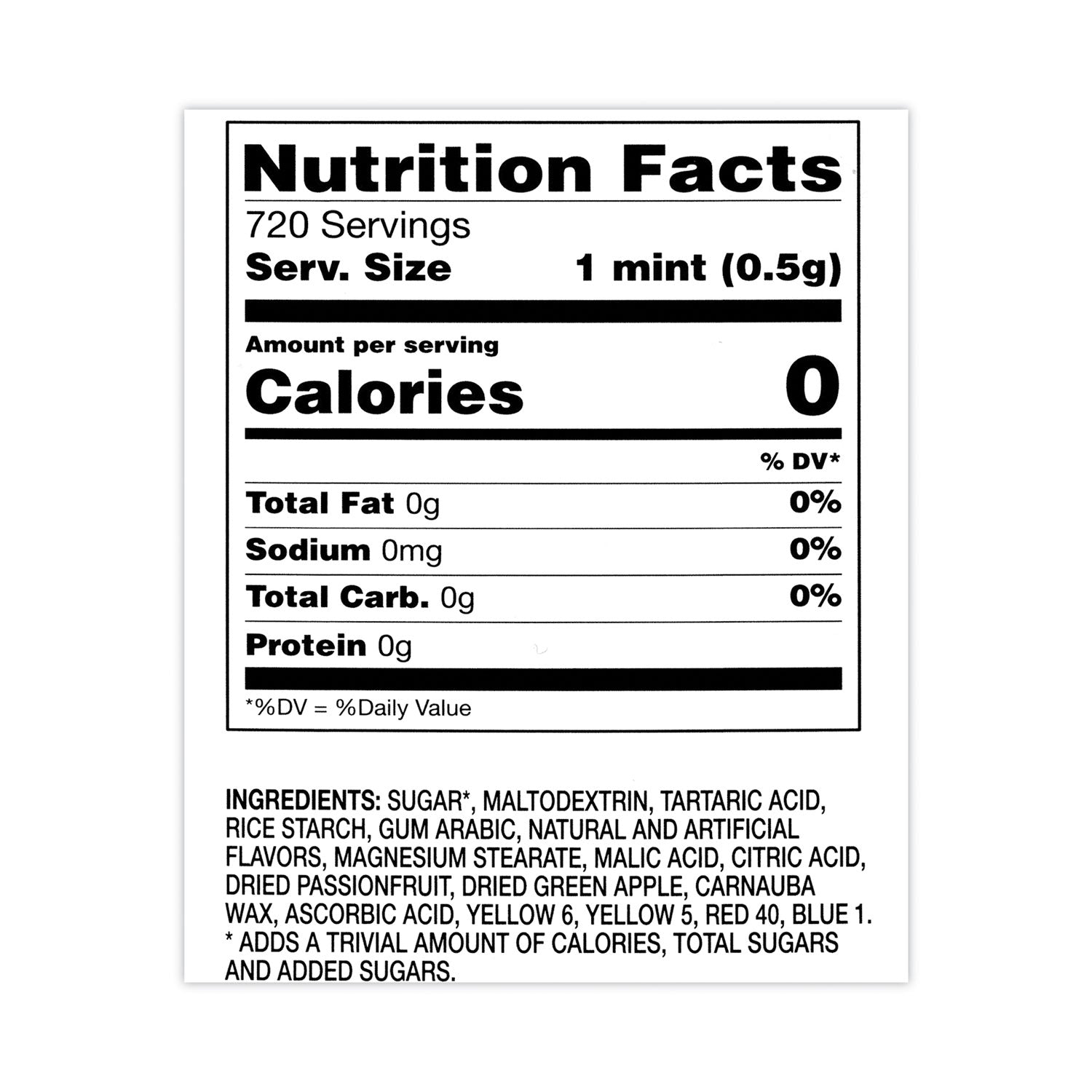 Fruit Adventure Mints, 1 oz Flip-Top Dispenser, 12/Carton, Ships in 1-3 Business Days