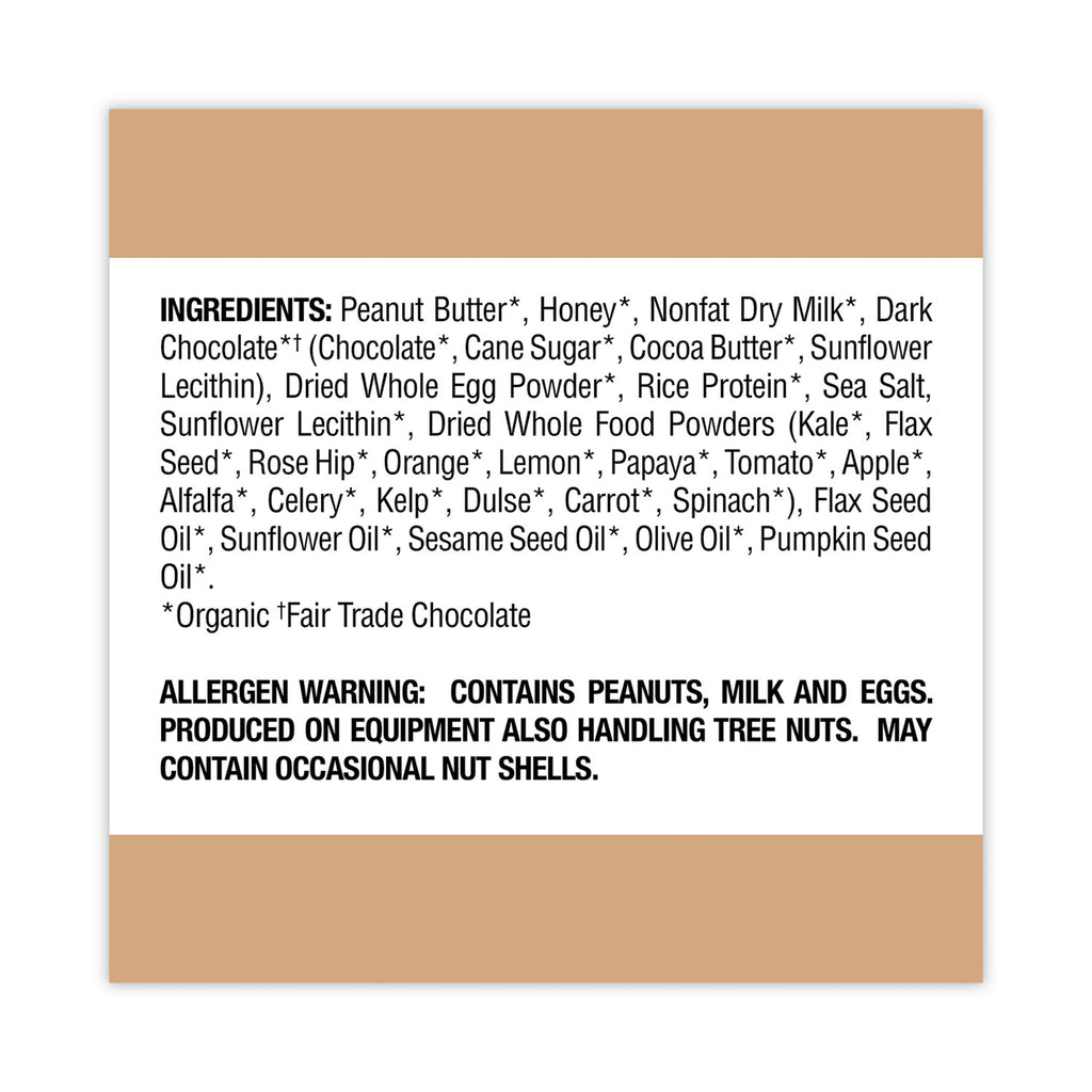 Refrigerated Protein Bar, Dark Chocolate Peanut Butter with Sea Salt, 2.3 oz Bar, 16/Carton, Ships in 1-3 Business Days