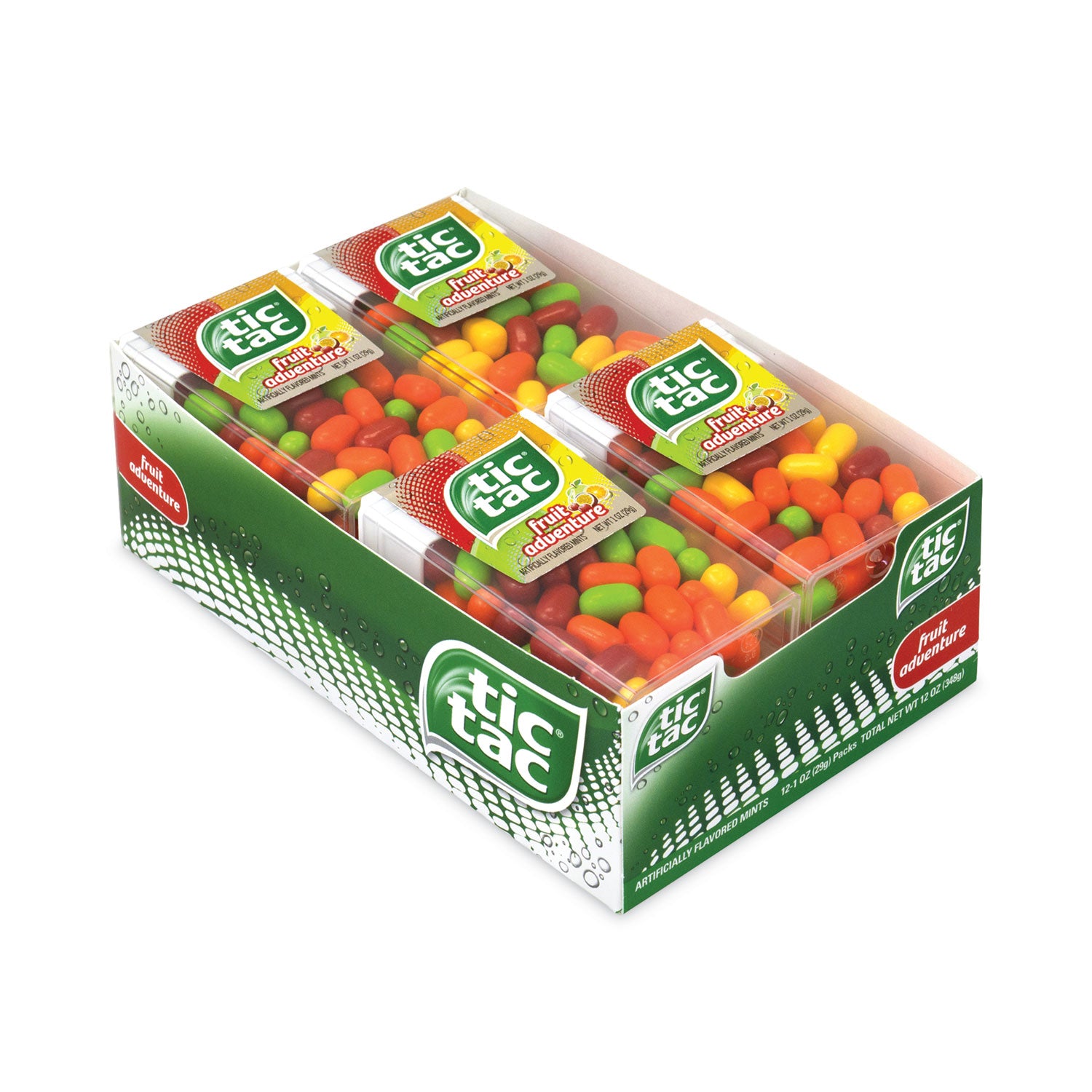 Fruit Adventure Mints, 1 oz Flip-Top Dispenser, 12/Carton, Ships in 1-3 Business Days
