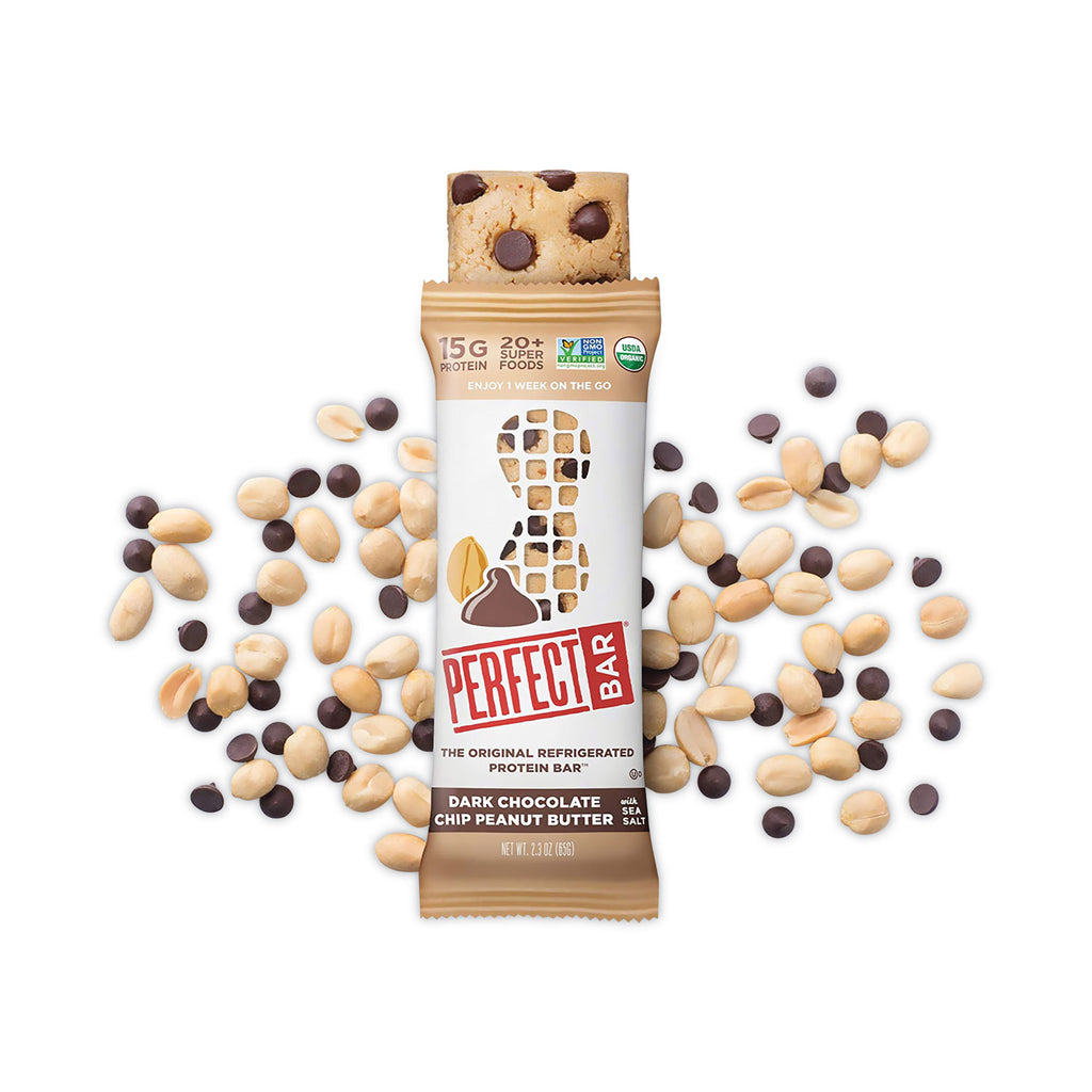 Refrigerated Protein Bar, Dark Chocolate Peanut Butter with Sea Salt, 2.3 oz Bar, 16/Carton, Ships in 1-3 Business Days