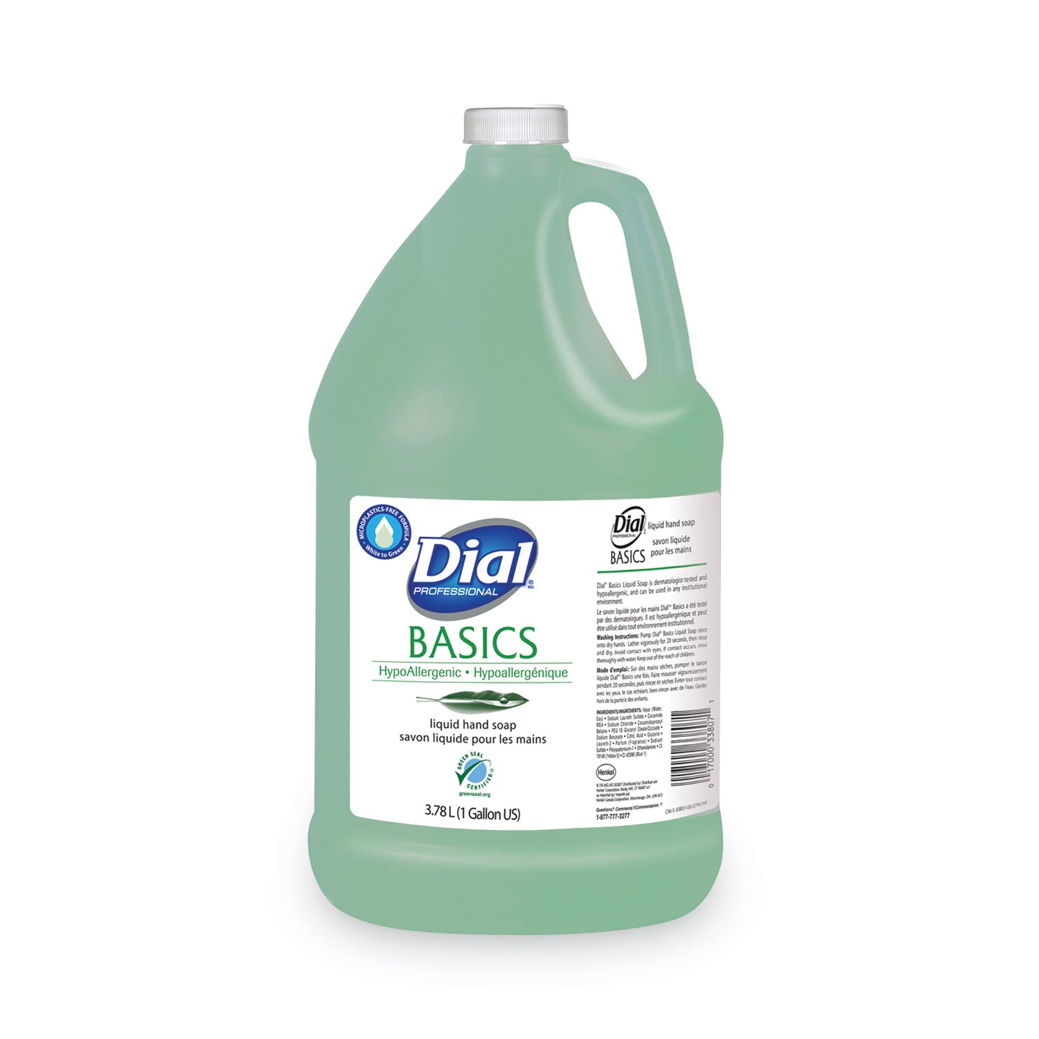basics-mp-free-liquid-hand-soap-honeysuckle-378-l-refill-bottle_dia33809ea - 1