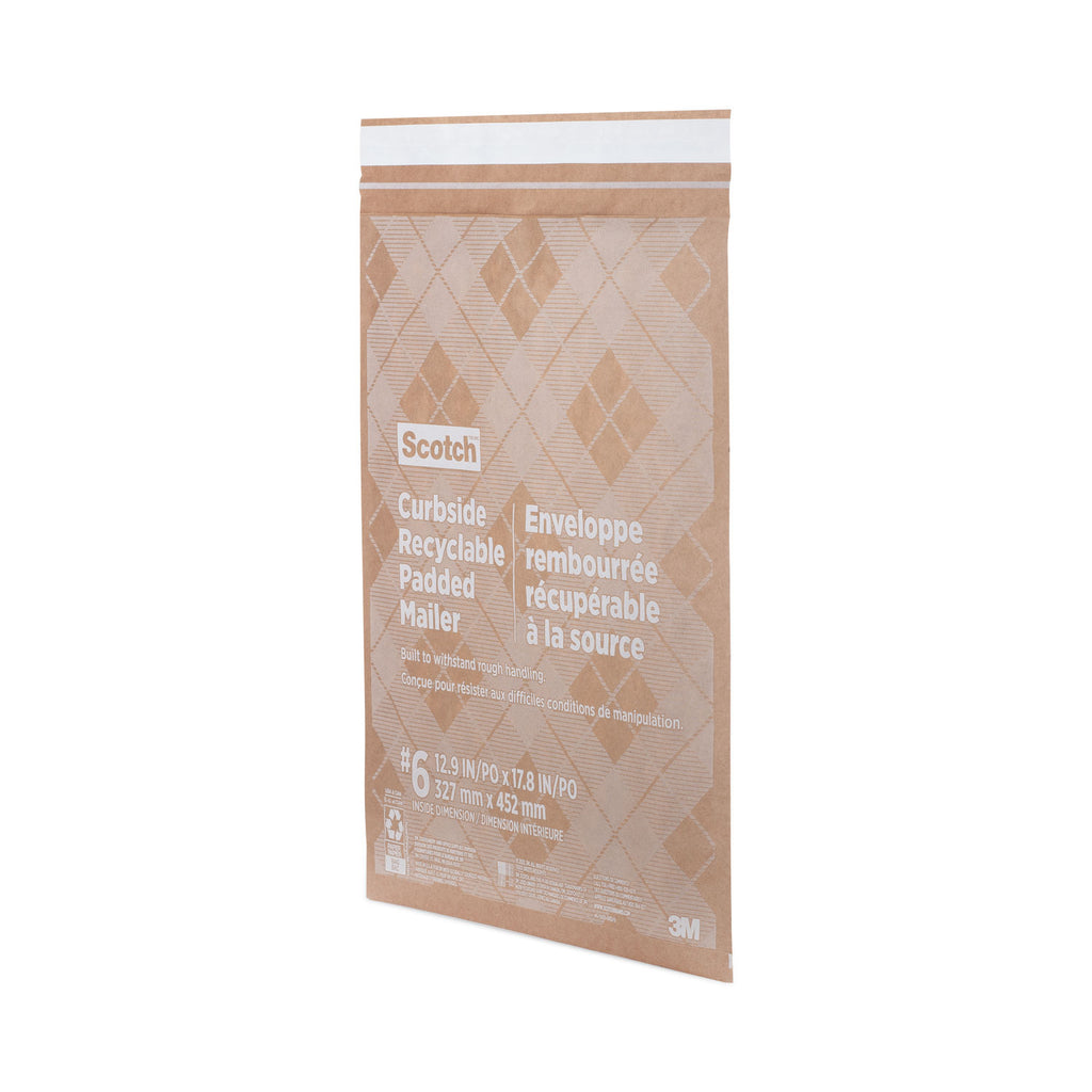 curbside-recyclable-padded-mailer-#6-bubble-cushion-self-adhesive-closure-1375-x-20-natural-kraft-50-carton_mmmcr61 - 3