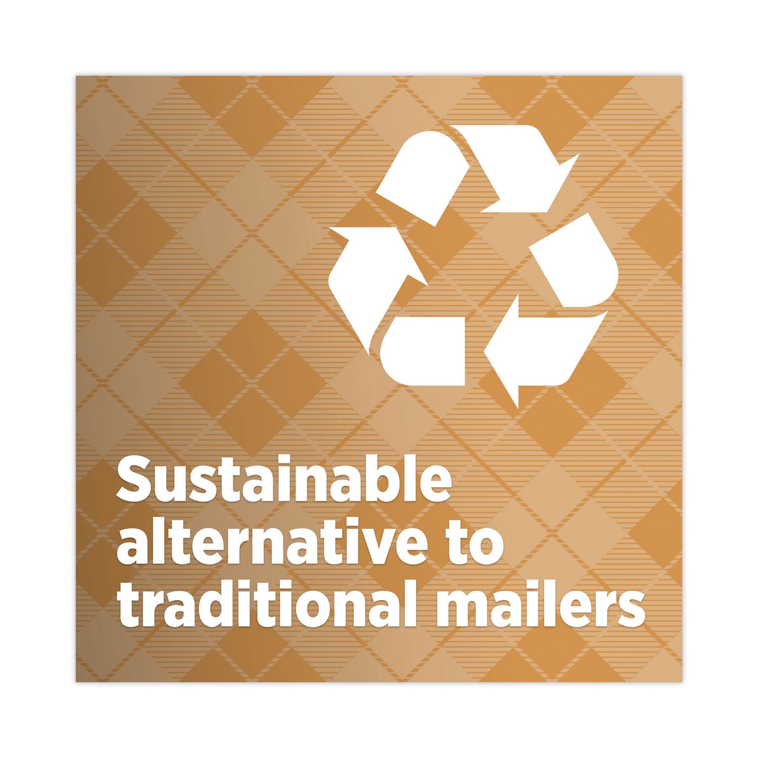 Curbside Recyclable Padded Mailer, #5, Bubble Cushion, Self-Adhesive Closure, 12 x 17.25, Natural Kraft, 100/Carton