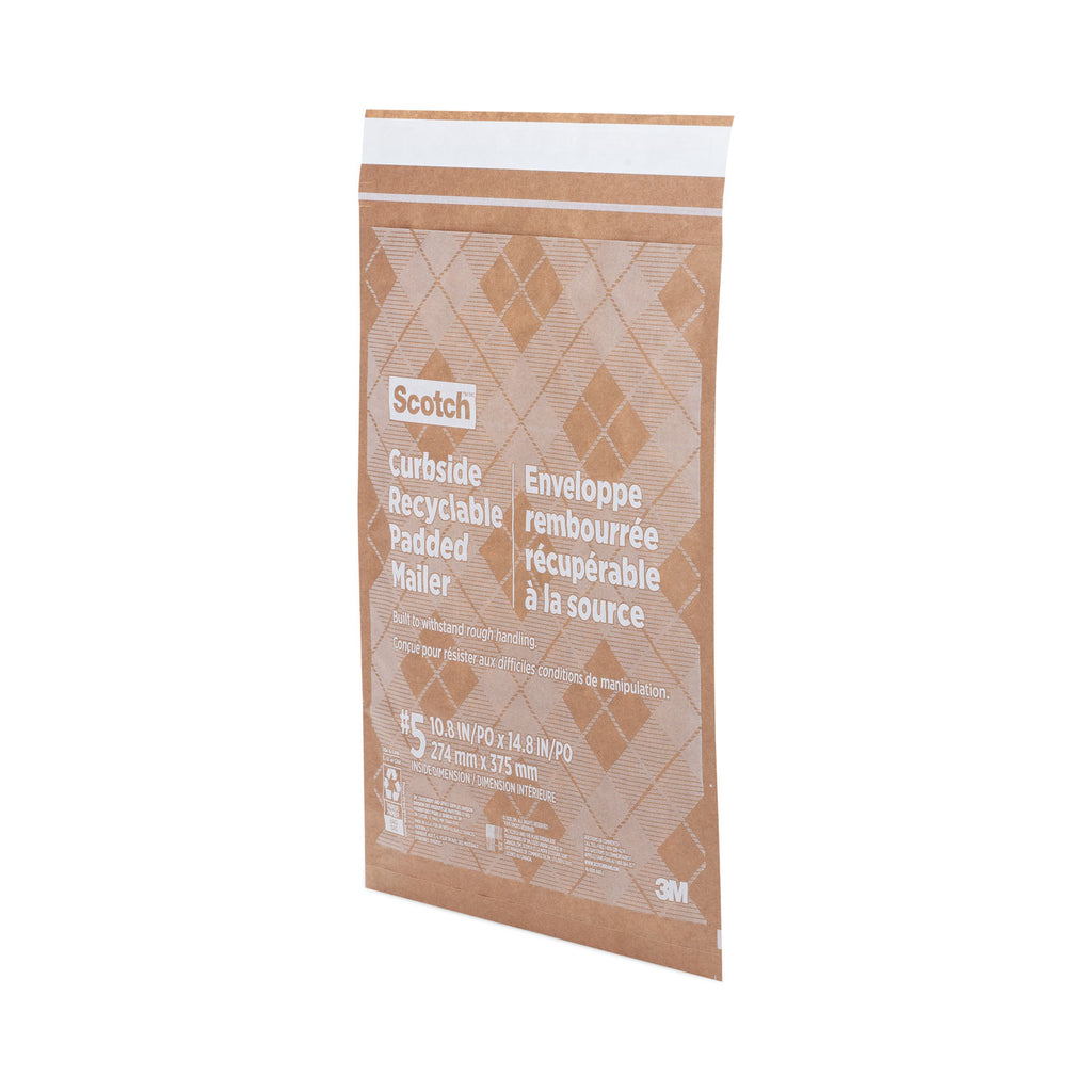 curbside-recyclable-padded-mailer-#5-bubble-cushion-self-adhesive-closure-12-x-1725-natural-kraft-100-carton_mmmcr51 - 4