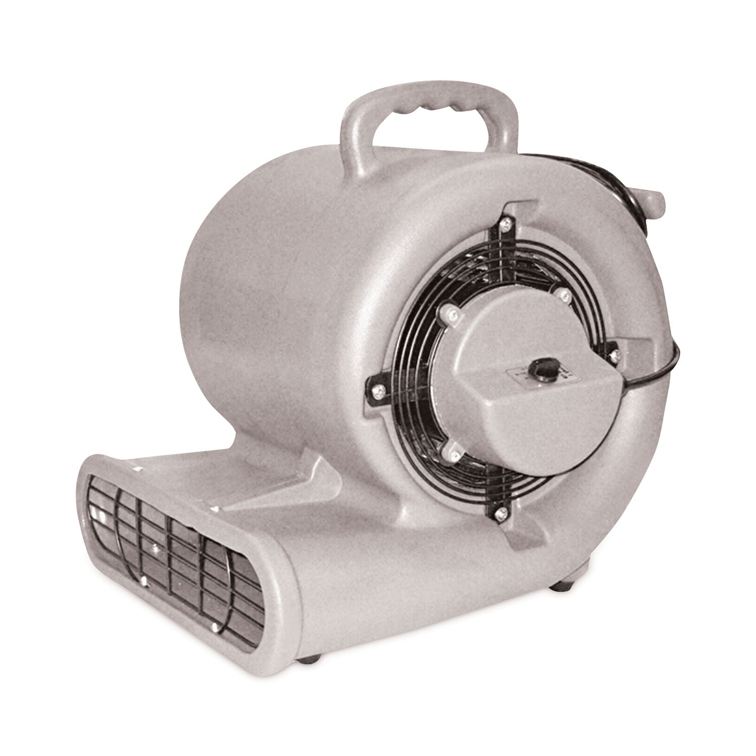 Air Mover, Three-Speed, 1,500 cfm, Gray, 20 ft Cord