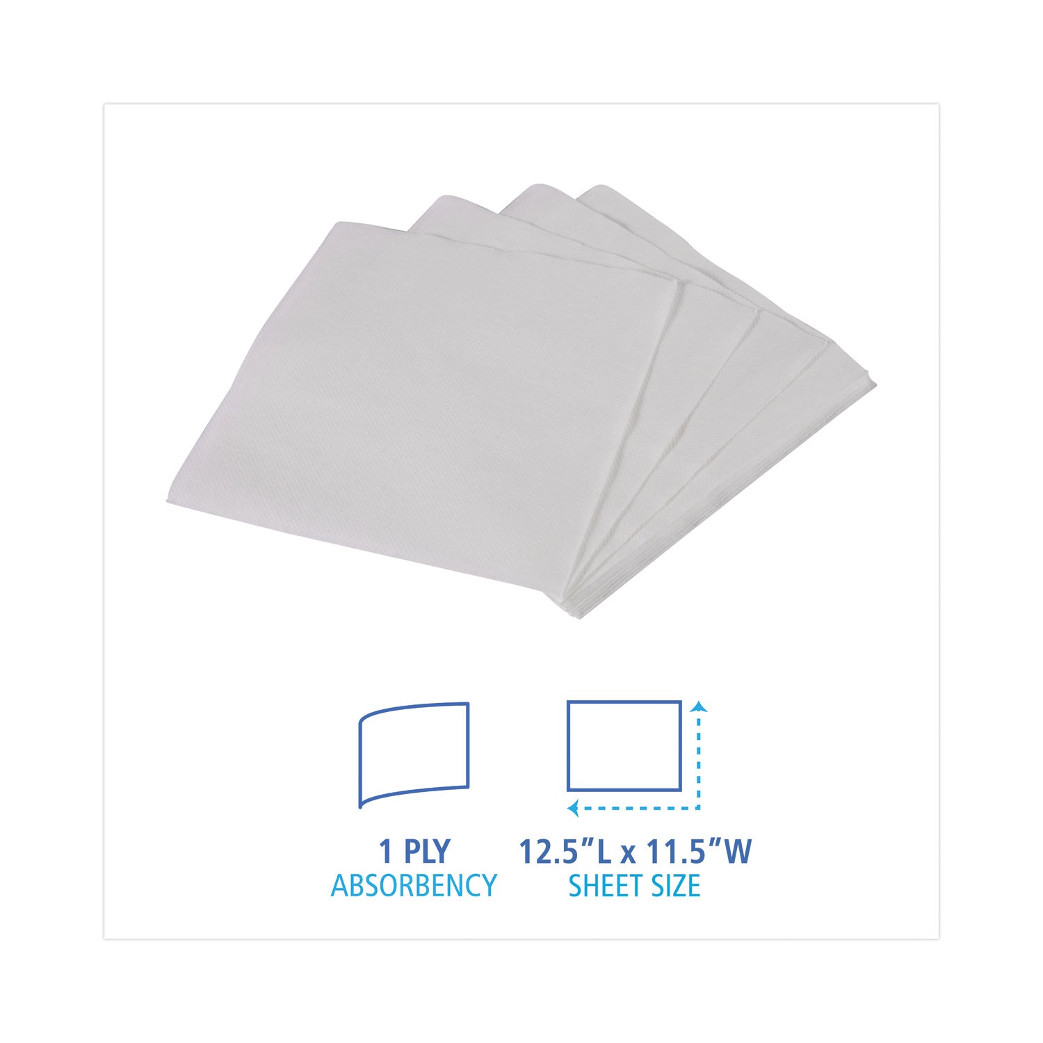 office-packs-lunch-napkins-1-ply-12-x-12-white-400-pack_bwk8311pk - 2