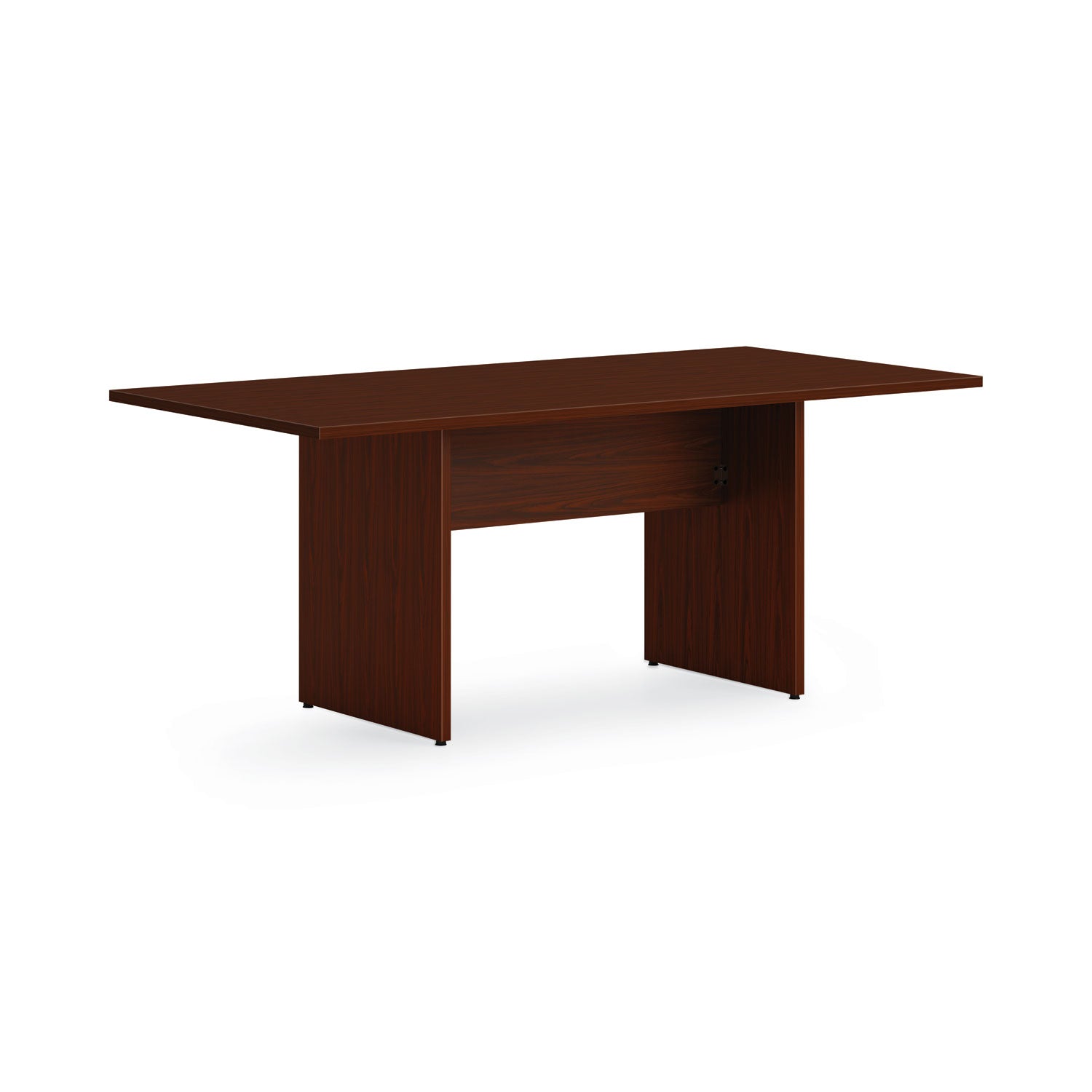 HON Mod HLPLTBL3672RCT Conference Table Top - 72" x 36" - Finish: Traditional Mahogany, Laminate - 1