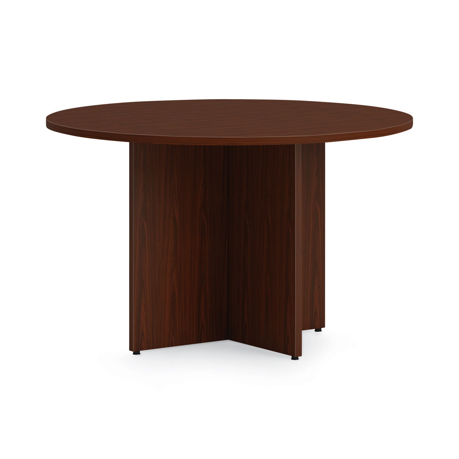 HON Mod HLPLTBL48RND Conference Table Top - 48" - Finish: Traditional Mahogany - 1