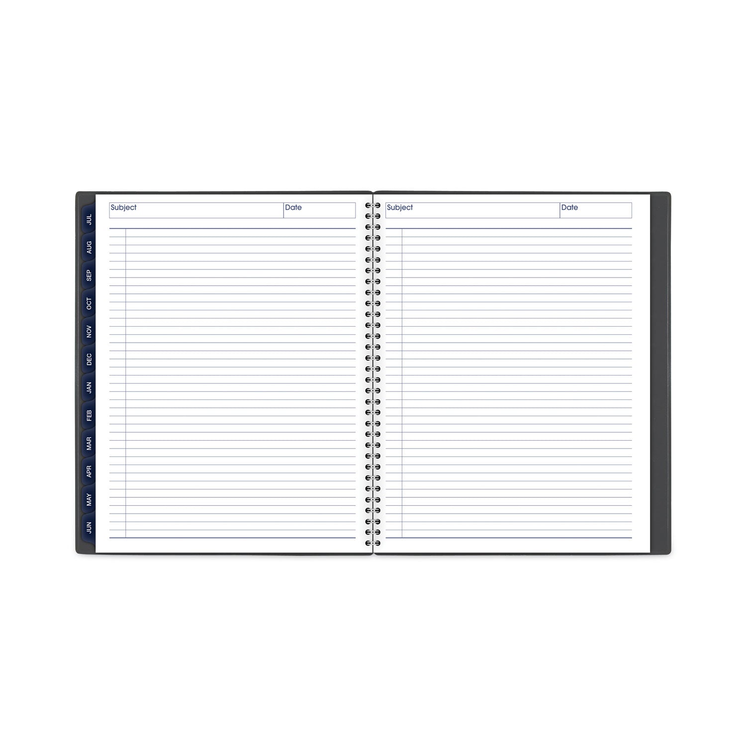 dayminder-academic-monthly-desktop-planner-twin-wire-binding-11-x-85-charcoal-cover-12-month-july-to-june-2023-2024_aagayc47045 - 4