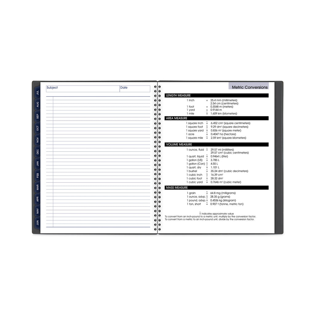 dayminder-academic-monthly-desktop-planner-twin-wire-binding-11-x-85-charcoal-cover-12-month-july-to-june-2023-2024_aagayc47045 - 5