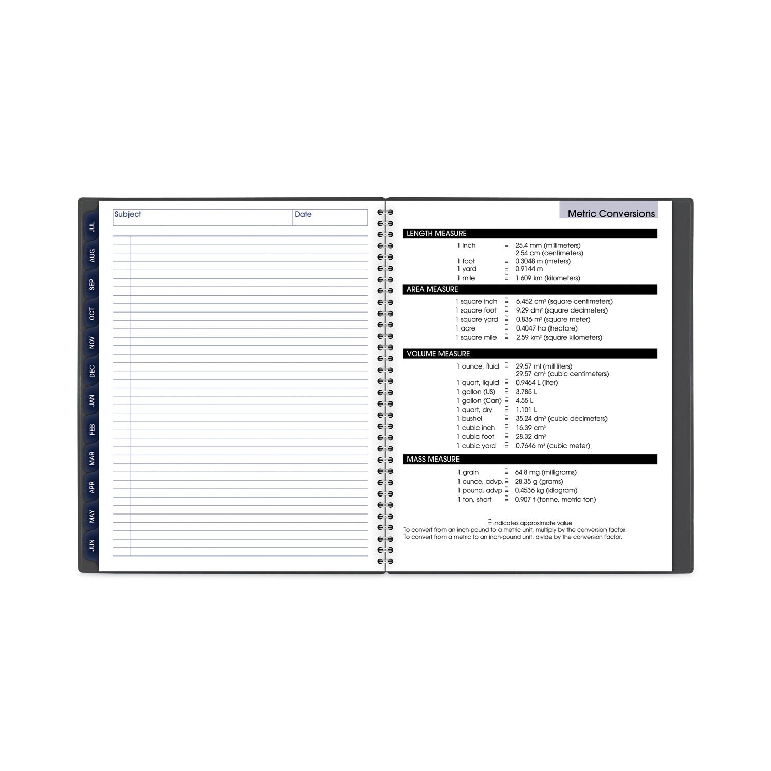 dayminder-academic-monthly-desktop-planner-twin-wire-binding-11-x-85-charcoal-cover-12-month-july-to-june-2023-2024_aagayc47045 - 5