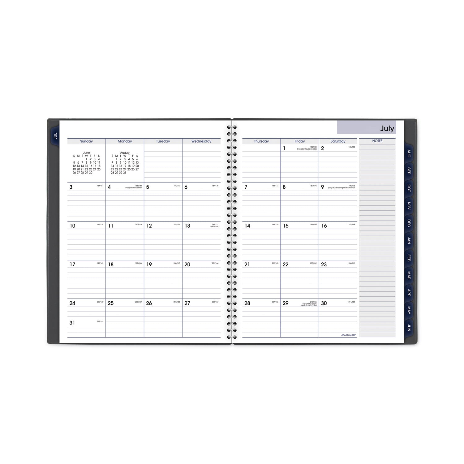 dayminder-academic-monthly-desktop-planner-twin-wire-binding-11-x-85-charcoal-cover-12-month-july-to-june-2023-2024_aagayc47045 - 8