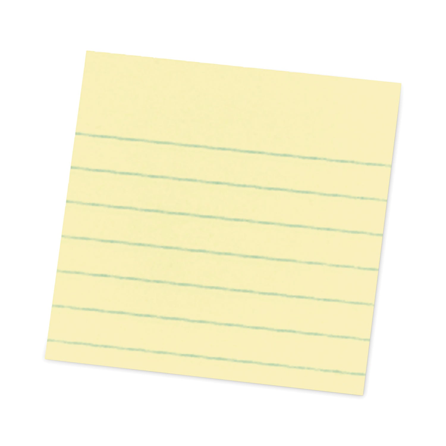 Pop-up Notes Refill, Note Ruled, 4" x 4", Canary Yellow, 90 Sheets/Pad, 5 Pads/Pack - 