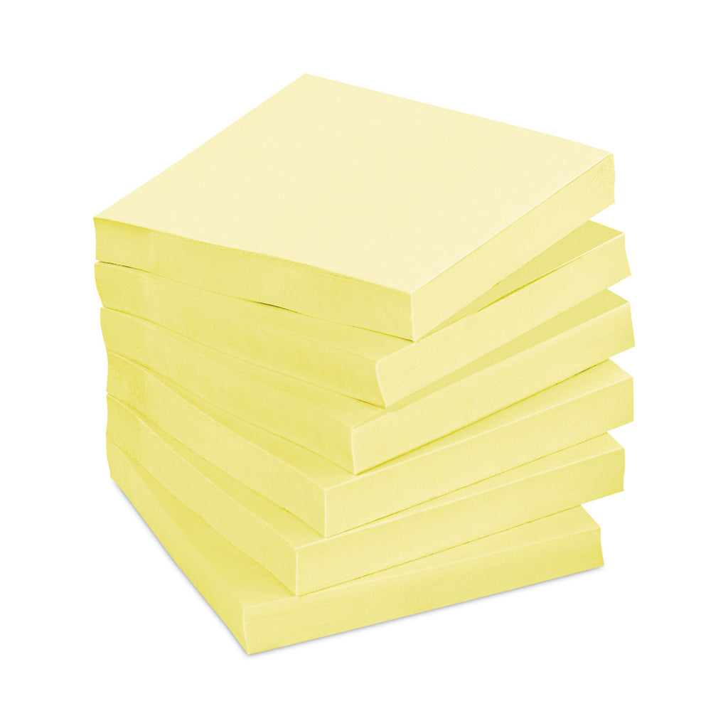 Original Pads in Canary Yellow, 3" x 3", 100 Sheets/Pad, 12 Pads/Pack - 