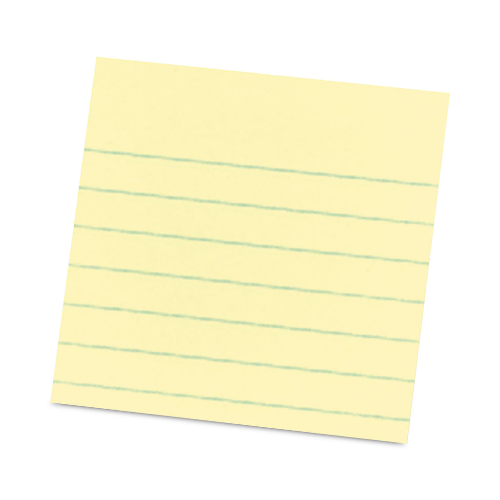 Original Canary Yellow Pop-up Refill, Note Ruled, 3" x 3", Canary Yellow, 100 Sheets/Pad, 6 Pads/Pack