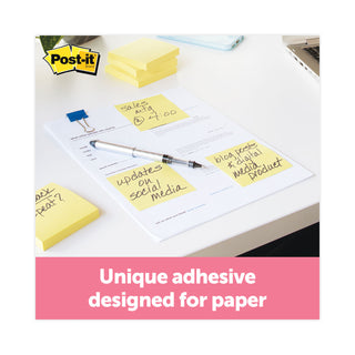 Original Pads in Canary Yellow, 3" x 3", 100 Sheets/Pad