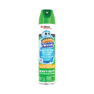 Disinfectant Restroom Cleaner II, Rain Shower Scent, 25 oz Aerosol Spray, 12/Carton