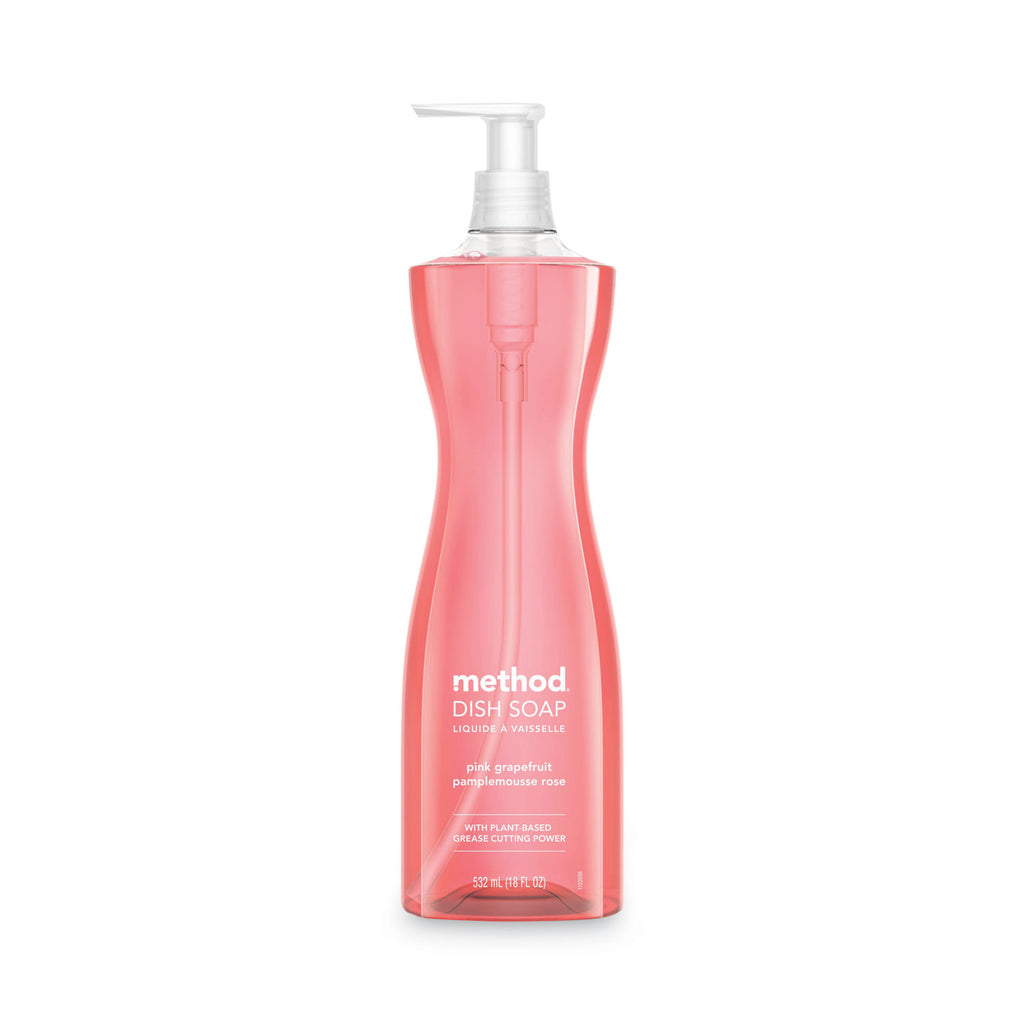 dish-soap-pump-hour-glass-bottle-shape-pink-grapefruit-scent-18-oz-pump-bottle-6-carton_mth10468 - 1