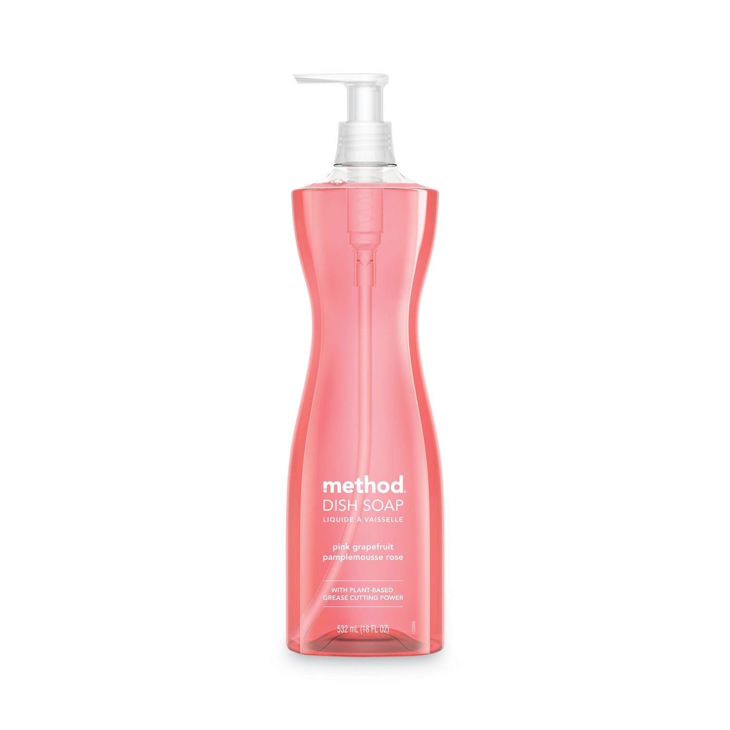 dish-soap-pump-hour-glass-bottle-shape-pink-grapefruit-scent-18-oz-pump-bottle-6-carton_mth10468 - 1