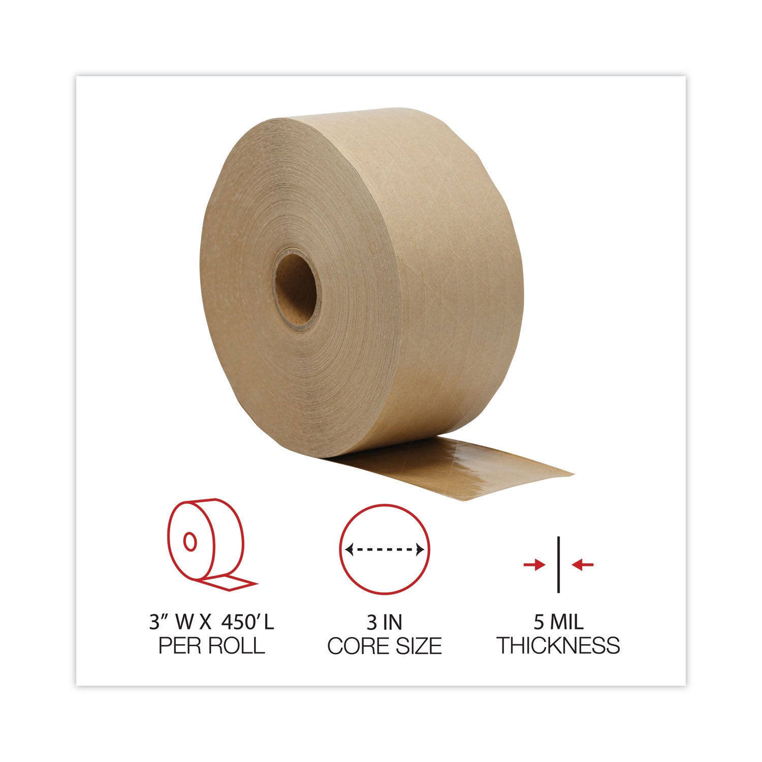 glass-fiber-reinforced-gummed-kraft-sealing-tape-3-core-3-x-450-ft-brown-10-carton_unv44hd007 - 4