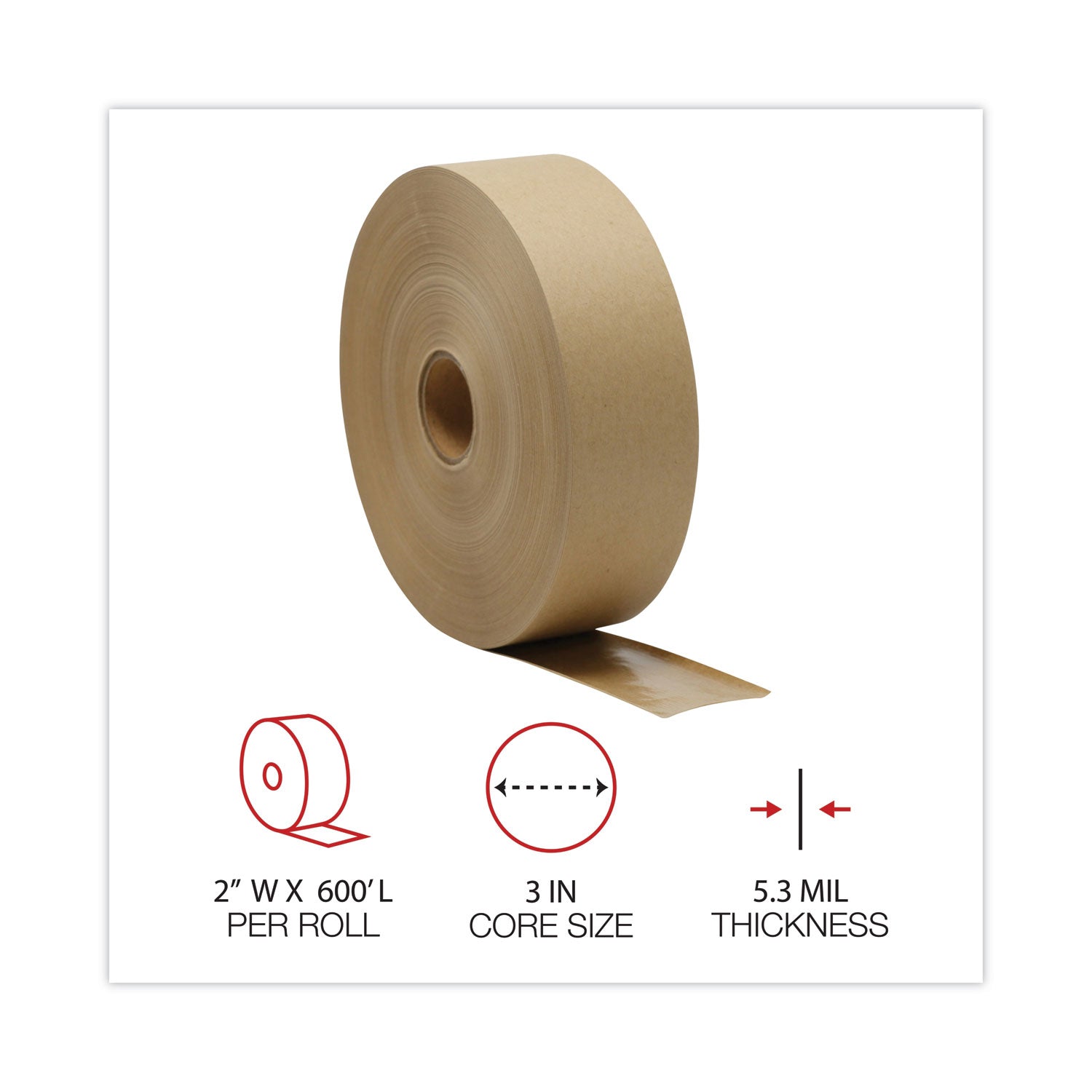 gummed-kraft-sealing-tape-3-core-2-x-600-ft-brown-12-carton_unv2163 - 4