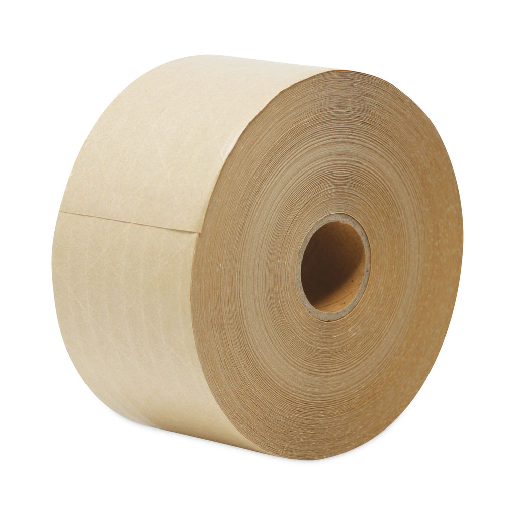 glass-fiber-reinforced-gummed-kraft-sealing-tape-3-core-3-x-375-ft-brown-8-carton_unv7300 - 1