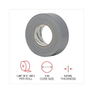 General-Purpose Duct Tape, 3" Core, 1.88" x 60 yds, Silver
