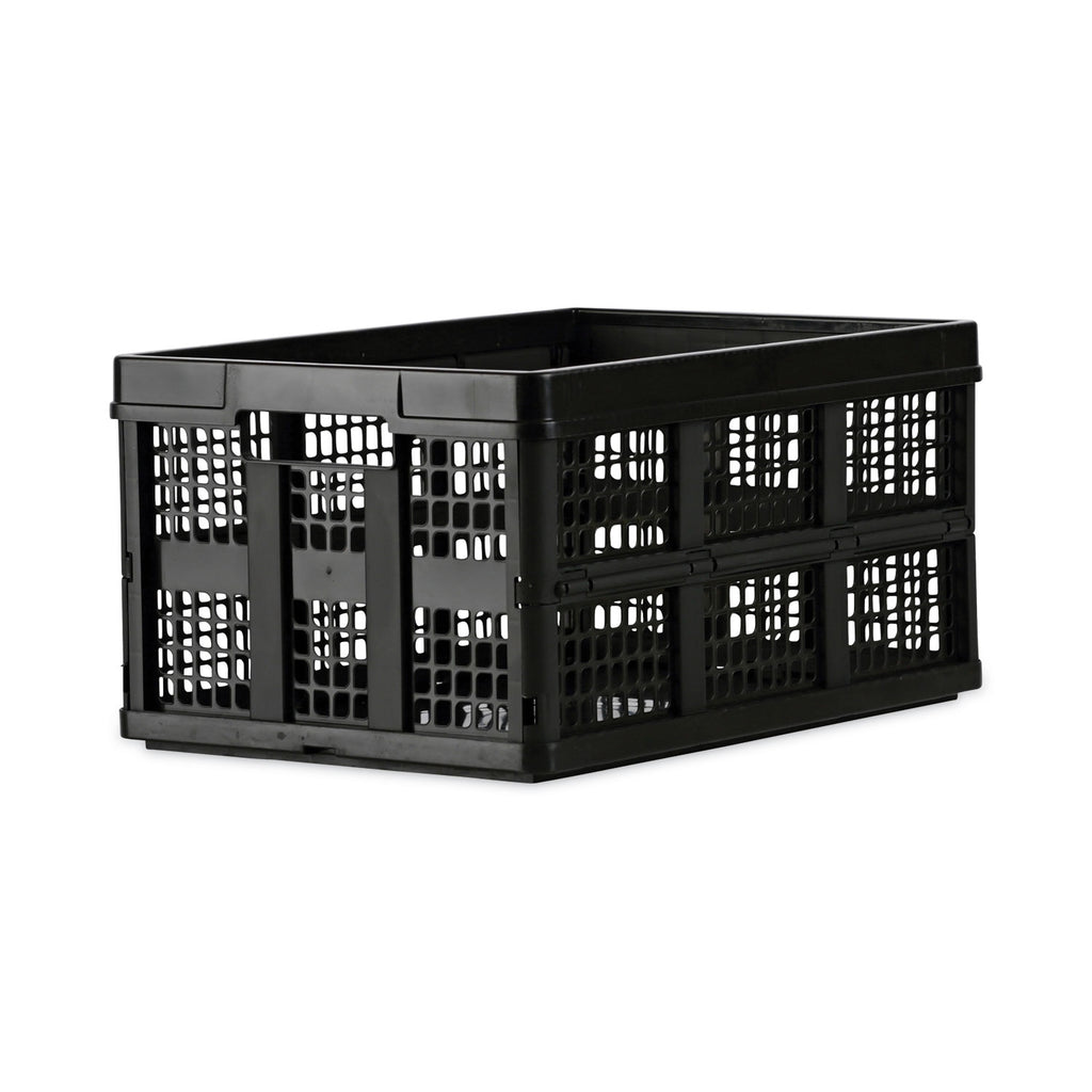 Filing/Storage Tote, Letter Files, 20.13" x 14.63" x 10.75", Black - 