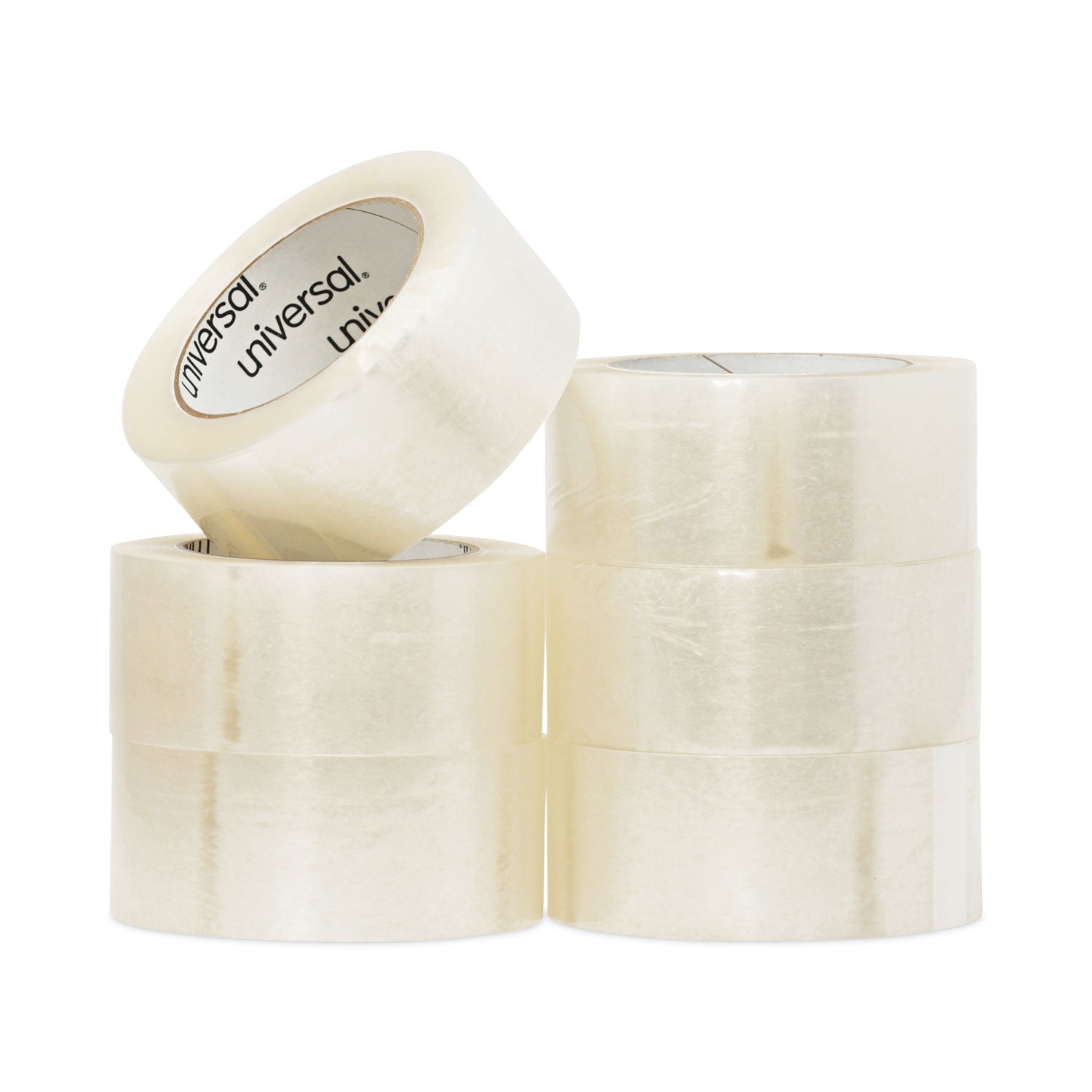 General-Purpose Box Sealing Tape, 3" Core, 1.88" x 110 yds, Clear, 6/Pack - 