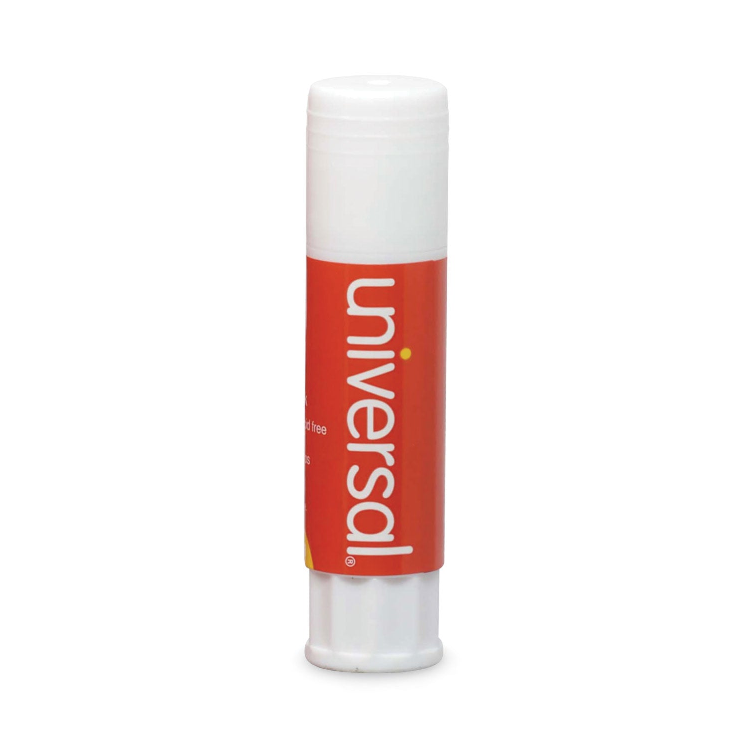 Glue Stick, 0.28 oz, Applies and Dries Clear, 12/Pack - 
