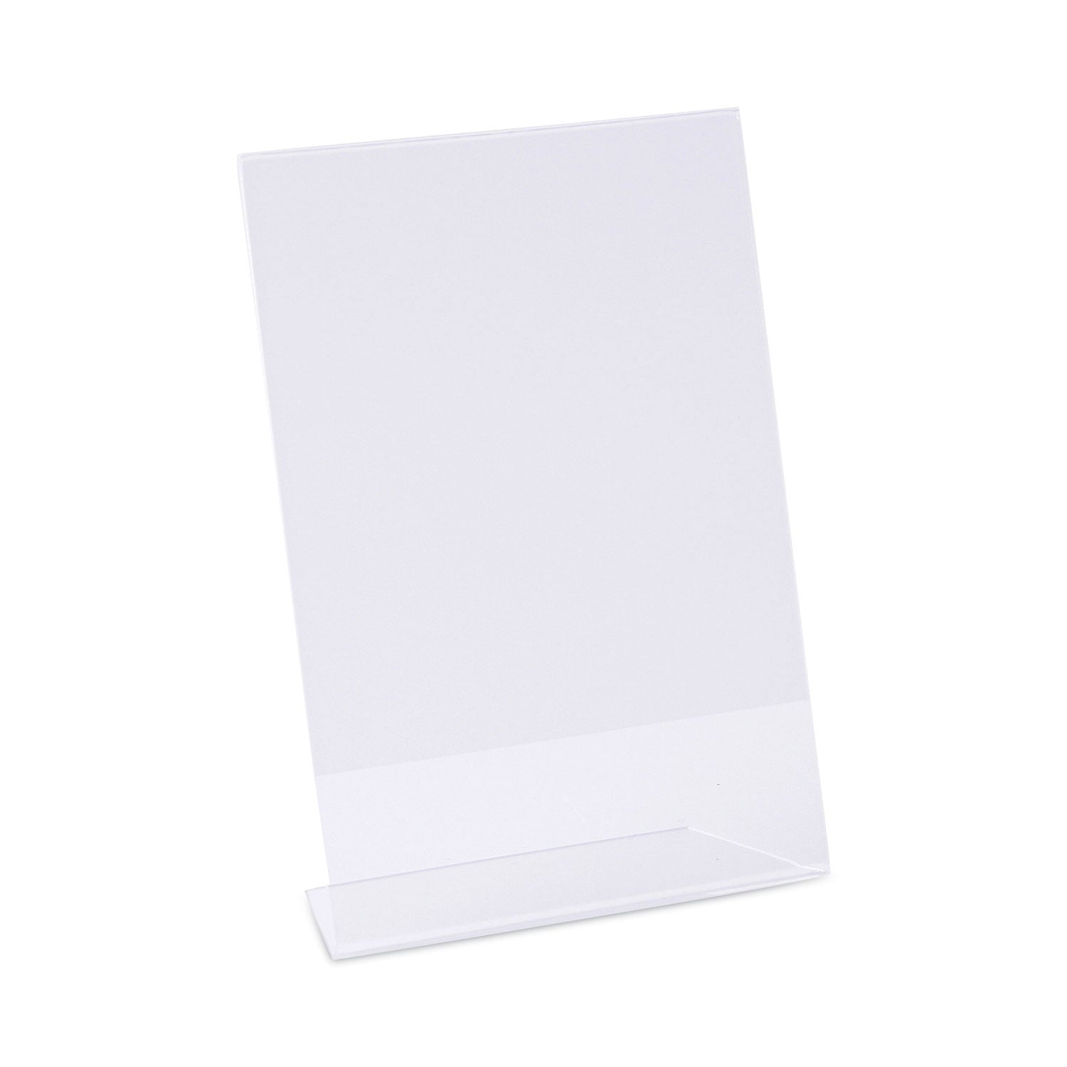 Clear L-Style Freestanding Frame, 5 x 7 Insert, 3/Pack - 