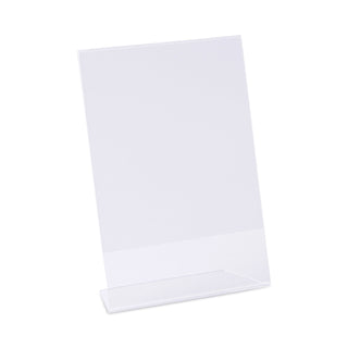 Clear L-Style Freestanding Frame, 5 x 7 Insert, 3/Pack - 
