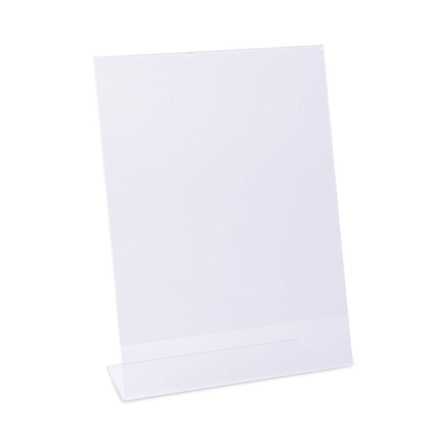 Clear L-Style Freestanding Frame, 8.5 x 11 Insert, 3/Pack - 