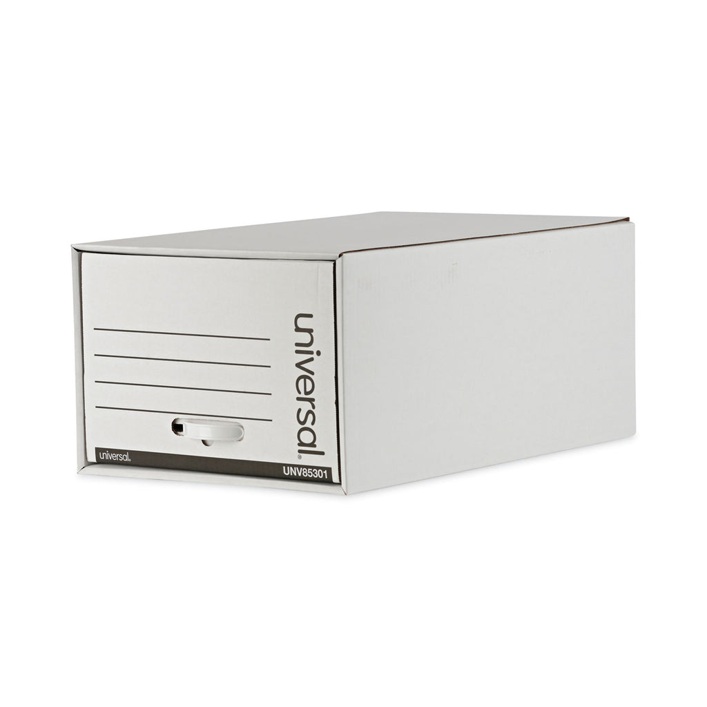 Heavy-Duty Storage Drawers, Legal Files, 17.25" x 25.5" x 11.5", White, 6/Carton - 