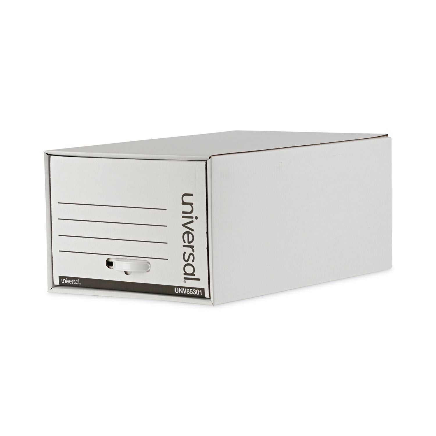 Heavy-Duty Storage Drawers, Legal Files, 17.25" x 25.5" x 11.5", White, 6/Carton - 